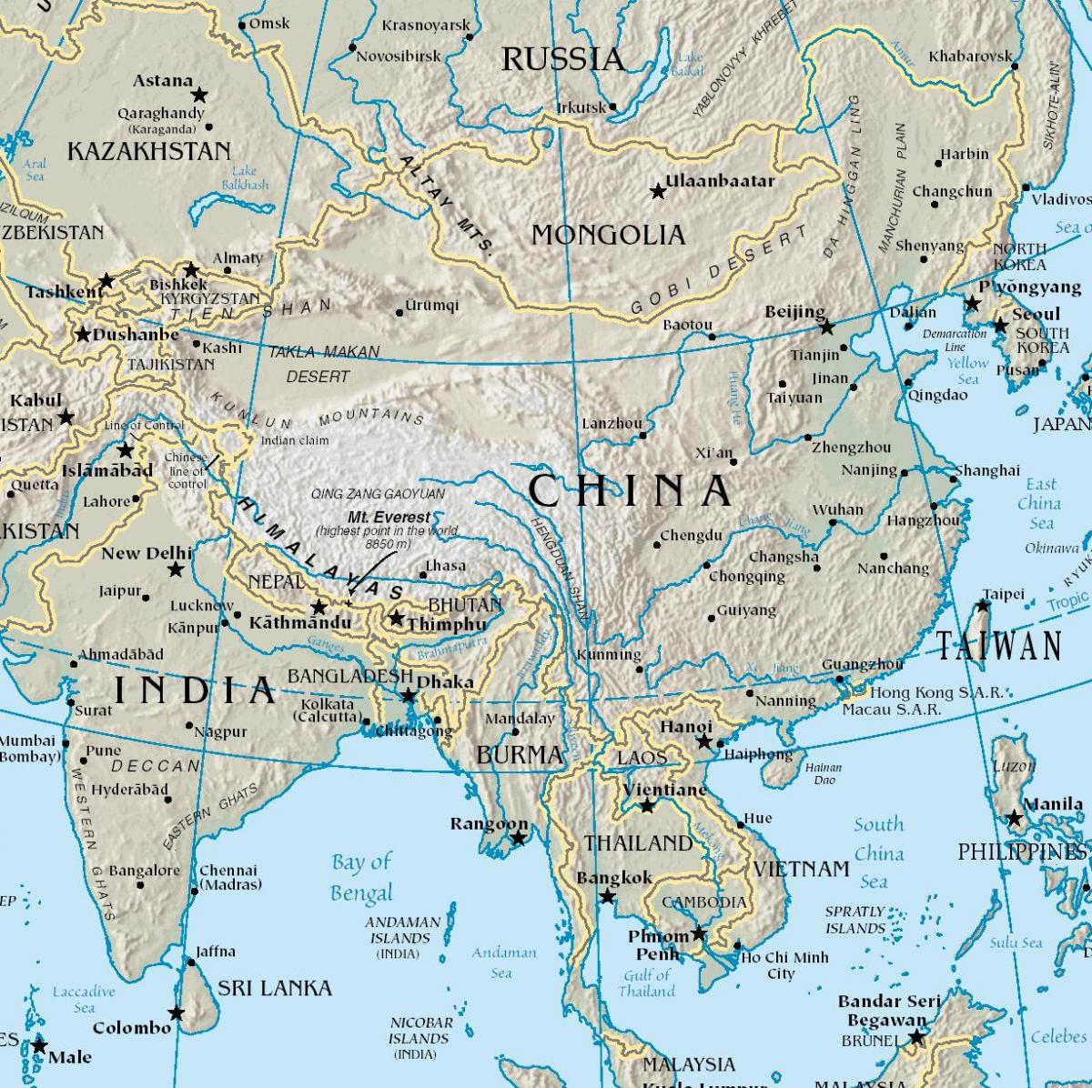 مغولی فلات نقشه محل