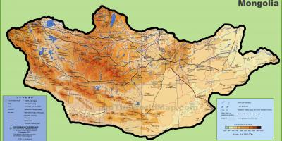 مغولستان نقشه محل