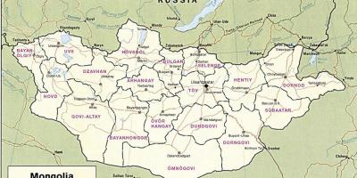 نقشه مغولی استپ